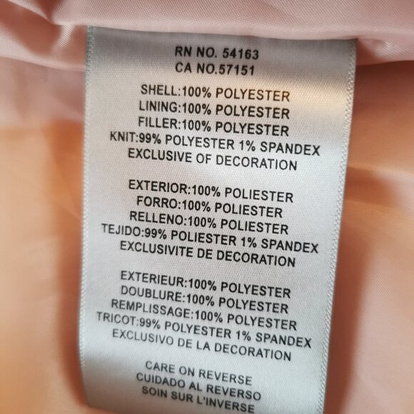 Levis Quilted Pink Bomber Jacket - NWT - Large - Picture 11 of 13